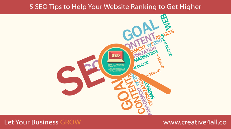 ٥ نصائح في تحسين محركات البحث (SEO) لرفع ترتيب موقعك إلى مراتب أعلى